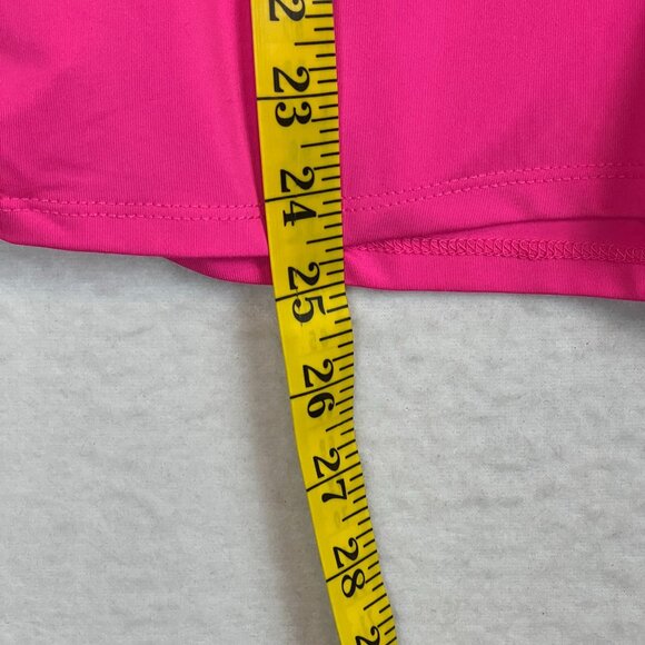 Juicy Couture Sport Womens Hot Pink Ruched T-Shirt XL Polyester/Spandex Lightwei - Picture 9 of 11